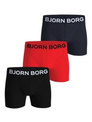 Bjorn_borg ORGANIC COTTON STRETCH BOXER 3p z bawełny po recyklingu – MULTIPACK 2. Bokserki męskie Björn Borg, bez wzorów, z bawełny. Za 312.50 zł.