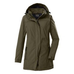 Damska wodoodporna kurtka softshell Killtec GW 36. Zielone kurtki przeciwdeszczowe damskie KILLTEC, bez kaptura. Za 644.50 zł.