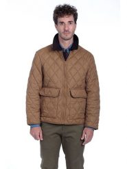 The Time of Bocha Kurtka pikowana "Husky" w kolorze jasnobrązowym rozmiar: M. Brązowe kurtki męskie The Time of Bocha, m, bez wzorów, bez kaptura. Za 339.99 zł.