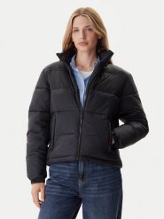 Tommy Jeans Kurtka zimowa DW0DW21619 Czarny Relaxed Fit. Czarne kurtki damskie Tommy Jeans, na zimę, l, bez wzorów, z jeansu, bez kaptura. Za 699.99 zł.