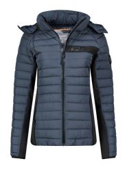 Canadian Peak Kurtka pikowana "Arethaneak" w kolorze granatowym rozmiar: XXL. Niebieskie kurtki damskie Canadian Peak, xxl, bez wzorów, bez kaptura. Za 217.99 zł.