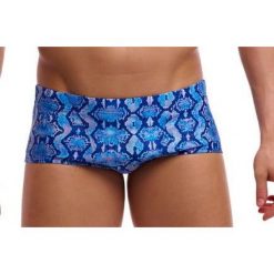 Kąpielówki Funky Trunks Blue Viper - trunki męskie. Niebieskie kąpielówki męskie FUNKY TRUNKS, m, bez wzorów, do pływania. Za 159.00 zł.