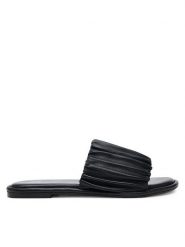 Bronx Klapki Delan-Y 85046-D Czarny. Czarne klapki damskie Bronx, bez wzorów, ze skóry, bez obcasa. Za 219.99 zł.