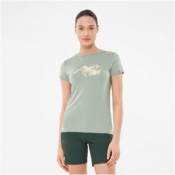 Koszulka turystyczna damska Viking Lenta Bamboo. Zielone t-shirty damskie VIKING, l, bez wzorów, bez ramiączek. Za 107.59 zł.