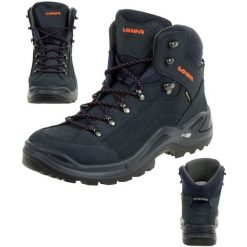 Buty trekkingowe męskie Lowa Renegade Gtx. Brązowe buty trekkingowe męskie Lowa, na zimę, z gore-texu, za kostkę, bez zapięcia, trekkingowe, gore-tex. Za 802.49 zł.