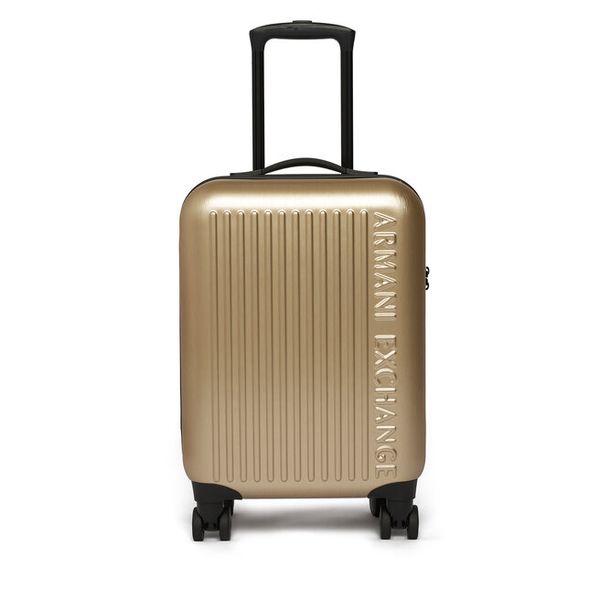 Walizka kabinowa Armani Exchange. Żółte walizki Armani Exchange, bez wzorów. Za 909.99 zł.