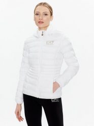 EA7 Emporio Armani Kurtka przejściowa 8NTB23 TNF8Z 0101 Biały Regular Fit. Białe kurtki damskie EA7 Emporio Armani, s, bez wzorów, z syntetyku, bez kaptura. Za 529.99 zł.