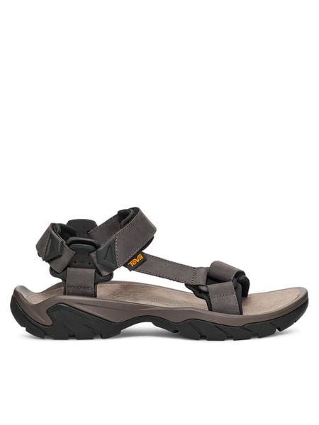 Teva Sandały Terra Fi 5 Universal Leather 1099442 Szary. Szare sandały męskie Teva, z nubiku, bez zapięcia. Za 549.99 zł.