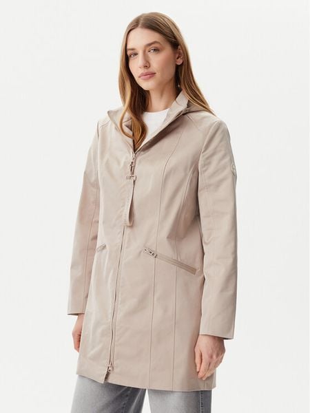 Olsen Kurtka przeciwdeszczowa 15101425 Beżowy Regular Fit. Brązowe kurtki damskie Olsen, bez kaptura. Za 519.99 zł.