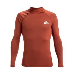 Koszulka surfingowa z długim rękawem UPF 50 dla Mężczyzn EVERYDAY Brązowy. Brązowe koszulki męskie z długim rękawem Quiksilver, m, z elastanu. Za 159.99 zł.