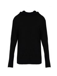 La Haine Inside Us Sweter | LM276 | Mężczyzna | Czarny. Czarne swetry męskie La Haine Inside Us, l, bez wzorów, z bawełny, bez kołnierzyka. W wyprzedaży za 399.00 zł.