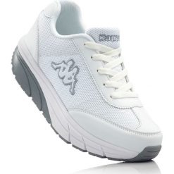 Buty sportowe Kappa bonprix biało-szary. Szare buty sportowe na co dzień damskie bonprix, bez wzorów. Za 239.99 zł.