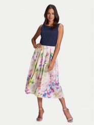 Swing Sukienka koktajlowa 5AG25800 Kolorowy Regular Fit. Sukienki damskie Swing, bez wzorów, z syntetyku, wizytowe, bez kołnierzyka, bez ramiączek. Za 419.99 zł.