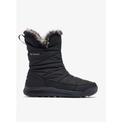 Buty zimowe damskie Columbia Minx Slip V. Czarne trampki i tenisówki damskie Columbia, bez wzorów. Za 359.00 zł.