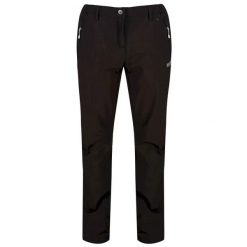 Damskie Spodnie Trekkingowe Softshell Geo II. Czarne spodnie dresowe damskie Regatta, xl, bez wzorów, z softshellu. Za 233.99 zł.