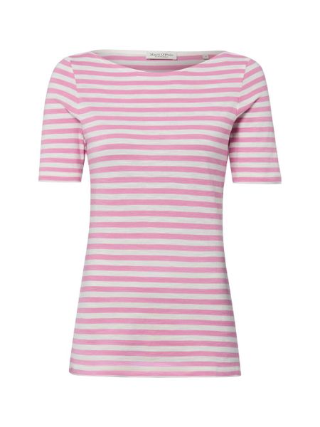 Marc O'Polo Koszulka Kobiety Bawełna (100%) wyrazisty róż, XL. Czerwone t-shirty damskie Marc O´Polo, xl, bez wzorów, z bawełny, bez kołnierzyka. Za 169.95 zł.