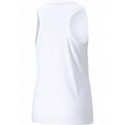 Koszulka treningowa damska PUMA Performance Tank. Białe t-shirty damskie Puma, m, bez wzorów, bez kołnierzyka. W wyprzedaży za 69.00 zł.