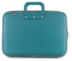 Torba Bombata Classic 15''-16'' teal blue. Niebieskie torby na laptopa damskie Bombata, bez wzorów. Za 259.00 zł.