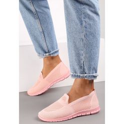 Różowe Tenisówki Pasquier. Czerwone trampki i tenisówki damskie Renee, bez wzorów, z tkaniny, przed kostkę. Za 39.99 zł.
