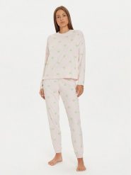 United Colors Of Benetton Piżama 360T3P030 Różowy Regular Fit. Czerwone piżamy damskie United Colors Of Benetton, m, bez wzorów, z syntetyku, bez ramiączek. Za 159.99 zł.