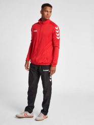 Bluza sportowa dla dorosłych Hummel Core Poly Jacket. Zielone bluzy sportowe damskie HUMMEL, xl, bez wzorów, z materiału, bez ramiączek, długie, bez kaptura. Za 69.99 zł.