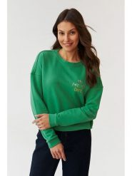 TATUUM Bluza w kolorze zielonym rozmiar: L. Zielone bluzy bez kaptura damskie Tatuum, l. Za 127.95 zł.