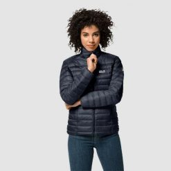 Kurtka uniwersalna damska Jack Wolfskin 12059411010. Czarne kurtki damskie Jack Wolfskin, m, bez wzorów, z puchu, bez kaptura. Za 543.00 zł.