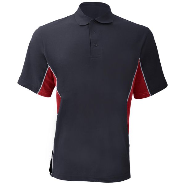 ® Męska Koszulka Polo Z Krótkim Rękawem Track Pique. Czerwone koszulki polo męskie GAMEGEAR, m, bez wzorów, bez ramiączek. Za 105.99 zł.