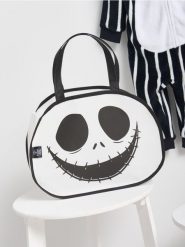 Torba Nightmare Before Christmas - biały. Białe torebki klasyczne damskie Sinsay, bez wzorów, bez dodatków. Za 7.99 zł.