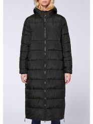 Chiemsee Płaszcz pikowany w kolorze czarnym rozmiar: XL. Czarne płaszcze damskie Chiemsee, xl, bez wzorów. Za 316.99 zł.