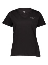 Pepe Jeans Koszulka w kolorze czarnym rozmiar: XS. Czarne bluzki damskie Pepe Jeans, xs, bez wzorów, z bawełny, bez kołnierzyka, bez ramiączek. Za 70.24 zł.