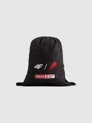 4F Plecak-worek 4F x Czarni Słupsk 2025/26 - czarny Uniwersalny. Czarne plecaki damskie 4f, bez wzorów, sportowe. Za 99.99 zł.