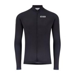 Damska koszulka kolarska z długim rękawem – Czarna. Czarne t-shirty damskie KEADA SPORTS, m, z aplikacjami, z jersey, bez ramiączek. Za 332.00 zł.