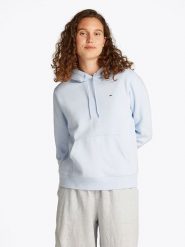 TOMMY JEANS Bluza w kolorze błękitnym rozmiar: S. Niebieskie bluzy z kapturem damskie Tommy Jeans, s, z jeansu. Za 166.88 zł.