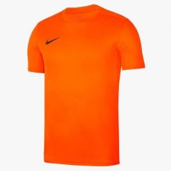 Koszulka z krótkim rękawem Nike PARK 7 BV6741 819 Pomarańczowy. Czerwone bluzki damskie Nike, bez wzorów, bez ramiączek. Za 69.99 zł.