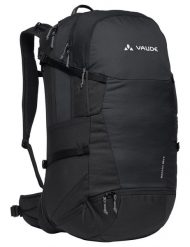 Plecaki 30-39L Wizard 30+4. Czarne plecaki damskie Vaude, bez wzorów, z materiału, klasyczne. Za 729.00 zł.