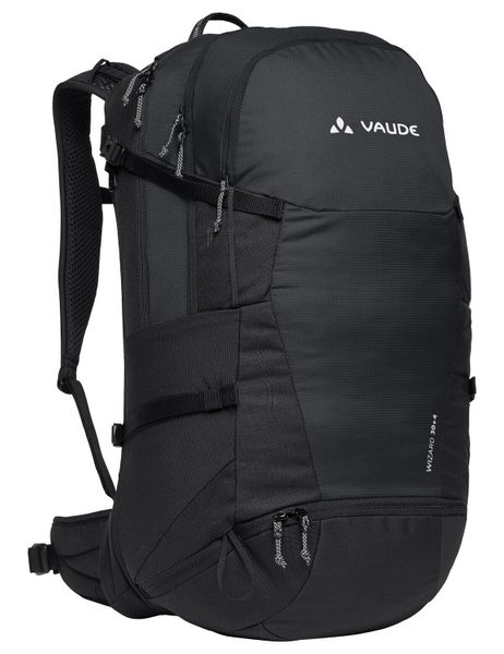 Plecaki 30-39L Wizard 30+4. Czarne plecaki damskie Vaude, bez wzorów, z materiału, klasyczne. Za 729.00 zł.