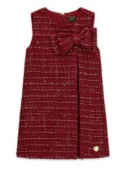 Guess Sukienka elegancka K6BK09 W3994 Czerwony ciemny Regular Fit. Czerwone sukienki dziewczęce Guess, z aplikacjami, z syntetyku, eleganckie, bez ramiączek. Za 324.99 zł.