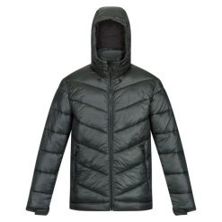 Męska Kurtka Zimowa Puchowa Z Kapturem Toploft II. Zielone kurtki męskie Regatta, na zimę, m, bez wzorów, z puchu, sportowe, z kapturem. Za 177.99 zł.