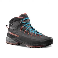 Buty trekkingowe męskie La Sportiva Tx 4 Evo Mid Gtx. Szare buty trekkingowe męskie La Sportiva, z materiału, bez zapięcia, wspinaczkowe. Za 1,221.00 zł.