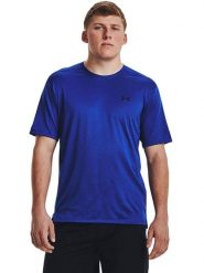 Under Armour Koszulka sportowa "Tech Vent" w kolorze niebieskim rozmiar: S. Niebieskie t-shirty sportowe męskie Under Armour, s, z materiału, bez ramiączek, outdoorowe. Za 69.58 zł.