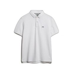Koszulka polo z piki Superdry Classic. Białe koszulki polo męskie Superdry., m, bez wzorów, bez ramiączek. Za 210.00 zł.