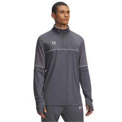 Koszulka polo z długim rękawem Under Armour Challenger. Szare koszulki męskie z długim rękawem Under Armour, m, z dzianiny. Za 238.65 zł.