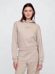 GAP Bluza w kolorze beżowym rozmiar: S. Brązowe bluzy z nadrukiem damskie GAP, s, z materiału. Za 124.95 zł.