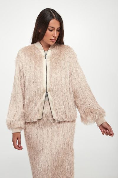 Kurtka damska z frędzlami PESERICO. Kurtki damskie Peserico, bez wzorów, bez kaptura. Za 3,479.00 zł.