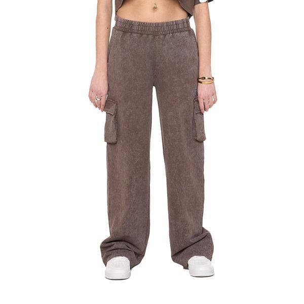 Spodnie dresowe z bawełna na co dzień na siłownię. Czarne spodnie dresowe damskie LEONE 1947 APPAREL, bez wzorów, z bawełny. W wyprzedaży za 134.57 zł.