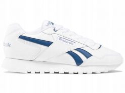Buty męskie sportowe Reebok GLIDE. Białe buty sportowe na co dzień męskie Reebok, ze skóry, bez zapięcia, trekkingowe. Za 339.00 zł.