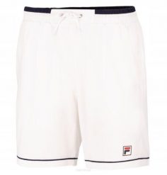 Spodenki tenisowe Fila Shorts Steve. Białe szorty męskie Fila, m, z materiału, na fitness i siłownię. Za 153.99 zł.