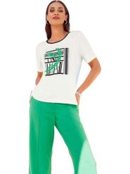 WITT WEIDEN Koszulka w kolorze białym rozmiar: 36. Białe t-shirty damskie WITT WEIDEN, bez wzorów, bez kołnierzyka. Za 32.95 zł.