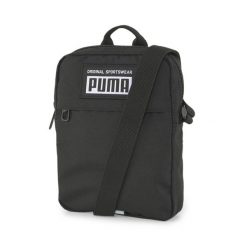 Torba Puma Academy Portable, Dla obu płci. Czarne torebki klasyczne damskie Puma, bez wzorów, z poliesteru, bez dodatków. Za 99.00 zł.